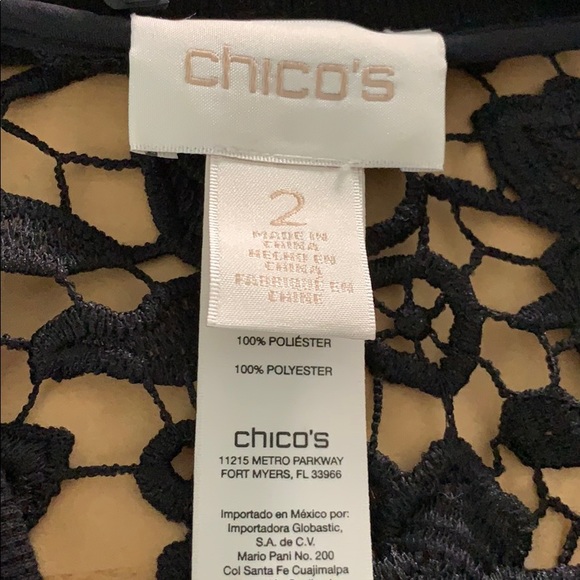 Chico’s black embroidered jacket - Picture 5 of 5